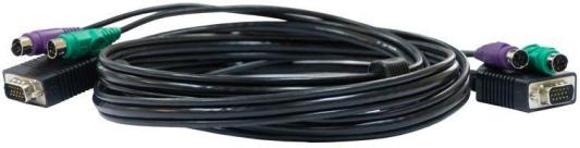 D-Link DKVM-CB/A4A Кабель KVM длиной 1,8 м с разъемами PS2(2xPS/2+VGA15M, 1.8м)