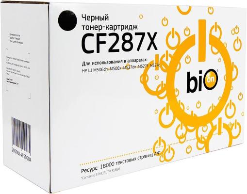 Картридж Bion CF287X 18000стр Черный