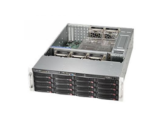 Серверный корпус 3U Supermicro CSE-836BE1C-R1K03B 1000 Вт чёрный серебристый