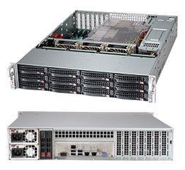 Серверный корпус 2U Supermicro CSE-826BE1C4-R1K23LPB 2 х 1200 Вт чёрный