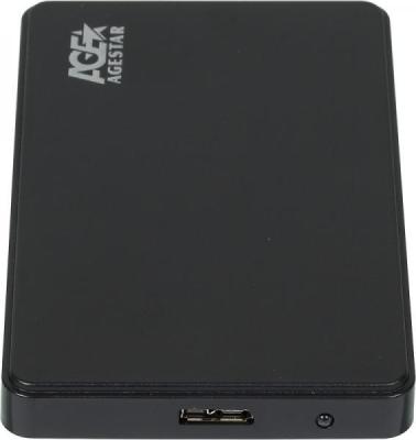 Внешний корпус для HDD AgeStar 3UB2P2 SATA III пластик черный 2.5"