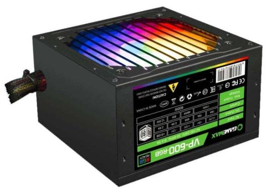 Блок питания GameMax VP-600-RGB 600 Вт