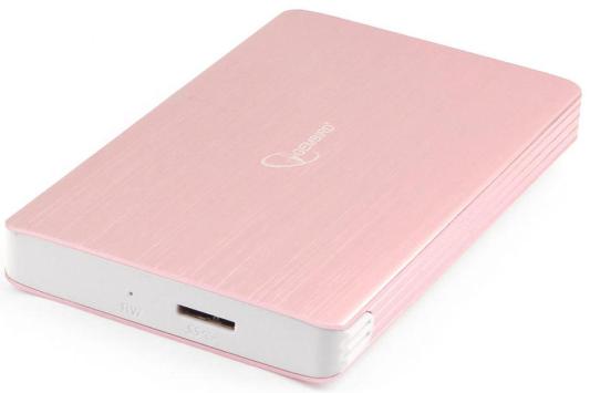 Gembird EE2-U3S-65 Внешний корпус 2.5" розовое золото, USB 3.0, SATA, алюминий
