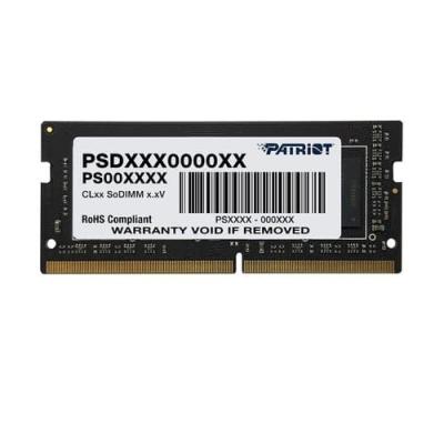 Оперативная память для ноутбука Patriot Signature Line SO-DIMM 4Gb DDR4 2666 MHz PSD44G266681S