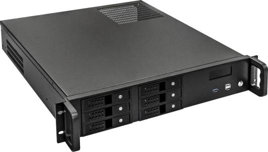Корпус 2U Exegate 2U480-HS06 600 Вт черный