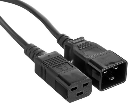 Exegate EP280639RUS Кабель питания (UPS) ExeGate Power EC20-10P (IEC 320 С19->С20) VDE-250V-3*1.5mm2, медь, 16А, черный, 10м.