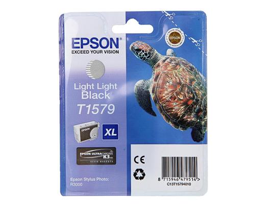 Картридж Epson C13T15794010 для Epson Stylus Photo R3000 Light Light Black светло-серый