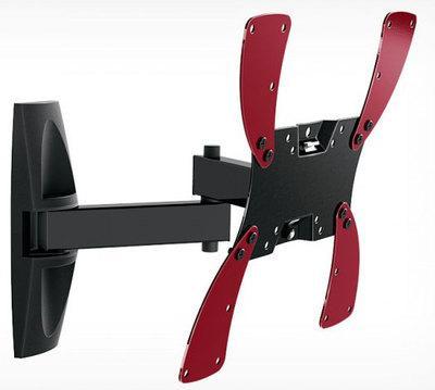 Кронштейн Holder LCDS-5046 черный для ЖК ТВ 15-40" настенный от стены 510мм наклон +15°/25° поворот 350° до 30кг