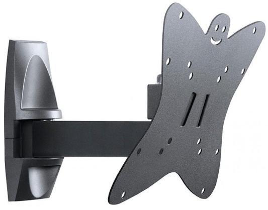Кронштейн для телевизора Holder LCDS-5037 металлик 20"-37" макс.30кг настенный поворот и наклон