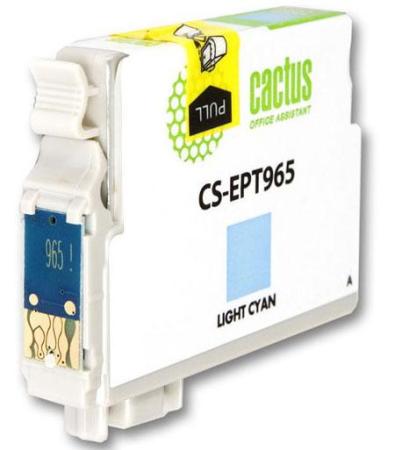 Картридж Cactus CS-EPT965 для Epson Stylus Photo R2880 светло-голубой