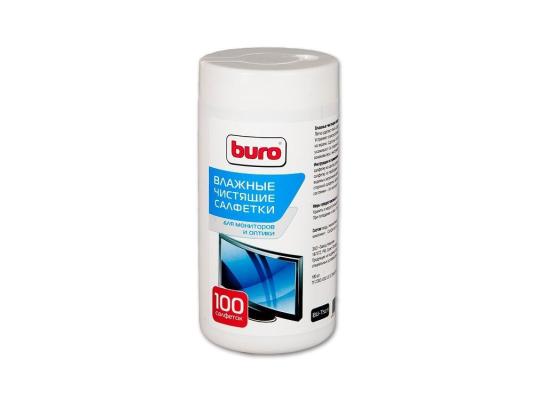 Влажные салфетки BURO BU-TSCRL 100 шт 98235