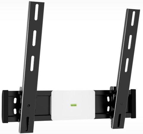 Кронштейн Holder LCD-T4612-B черный для ЖК ТВ 32-65" настенный от стены 68мм наклон -8°/+17° VESA 400x400 до 40 кг