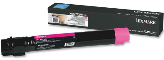 Картридж Lexmark X950X2MG 22000стр Пурпурный