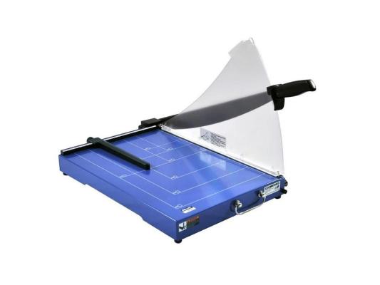 Резак сабельный KW-trio мощность 20 листов формат А3 металлическая база защитный экран 3025