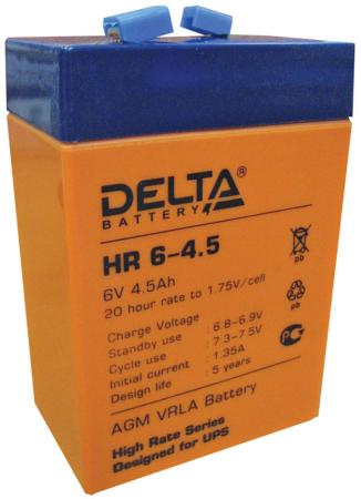 Батарея Delta HR 6-4.5 4.5Ач 6Bт