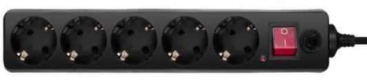 Сетевой фильтр BURO 500SH-10-B 5 розеток 10 м черный