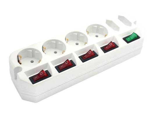 Удлинитель MOST Active A10 6 розеток 1.6 м белый