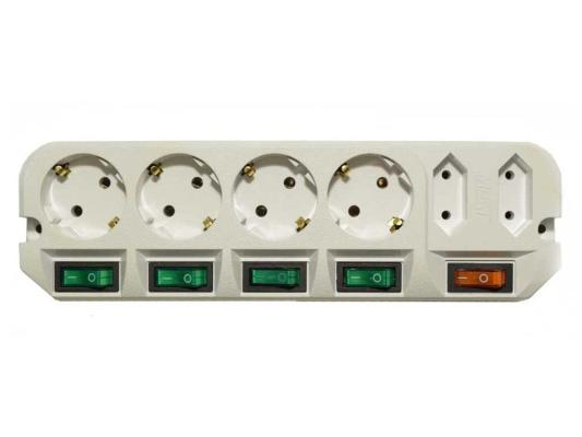 Удлинитель MOST Active A16 6 розеток 5 м белый