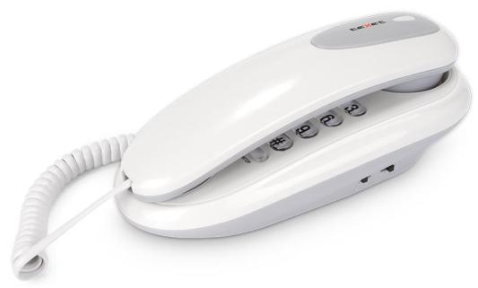 Телефон проводной Texet TX-236 серый