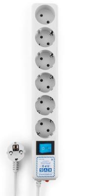 Удлинитель Power Cube SPL(5+1)-16B-P-1,9M 6 розеток 1.9 м белый