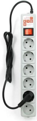 Сетевой фильтр Power Cube SPG(5+1)-16B-0,5M 6 розеток 0.5 м белый