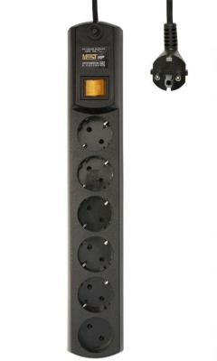 Сетевой фильтр MOST HPW 5М ЧЕР 6 розеток 5 м черный