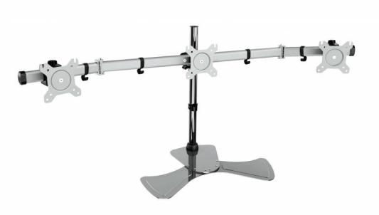 Кронштейн для мониторов Cactus CS-VM-MP330S-AL серебристый 15"-24" настольный наклон до 8кг