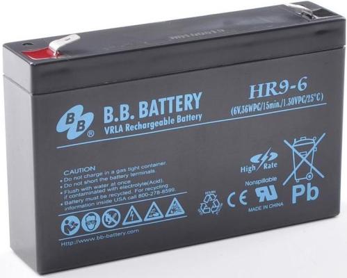 Батарея B.B. Battery HR 9-6 8Ач 6B