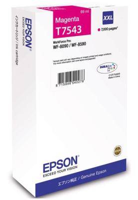 Картридж Epson C13T754340 7000стр Пурпурный