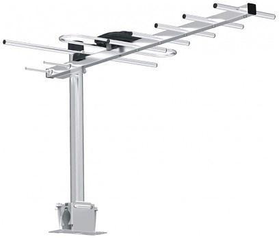 Антенна телевизионная Hyundai H-TAE120 11дБ пассивная серебристый