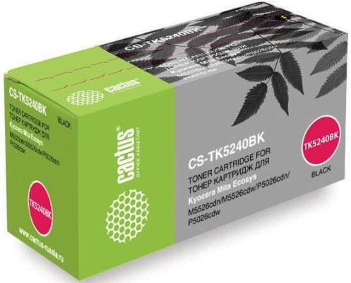 Картридж Cactus CS-TK5240BK 4000стр Черный