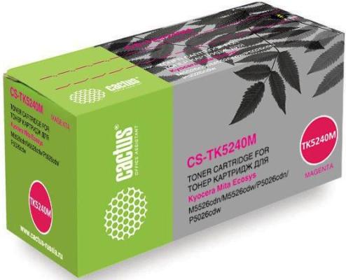 Картридж Cactus CS-TK5240M 4000стр Пурпурный