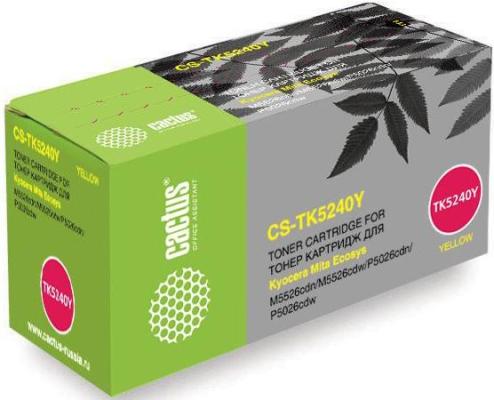 Картридж Cactus CS-TK5240Y 4000стр Желтый