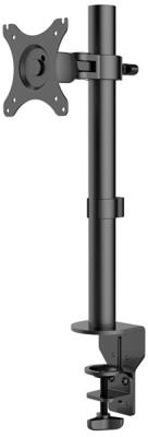 Кронштейн для монитора KRON D101E 10-32" макс. 100*100, струбцина, наклон -85?+45? поворот 360?, вылет от основания 0-113мм, макс.перемещение по вертикали 200-380мм, нагрузка 10кг