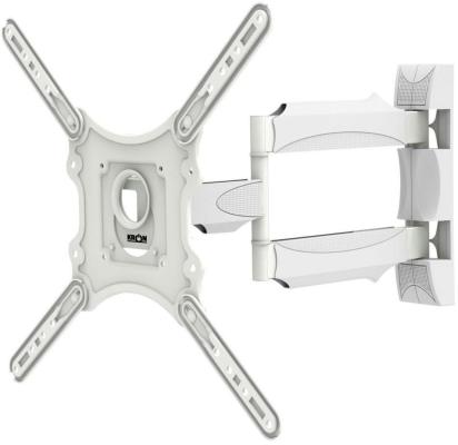 Кронштейн ONKRON/ 32-55" макс. 400*400, 2 колена, наклон -5?+8?, поворот 180? макс, от стены 55-500мм, белый