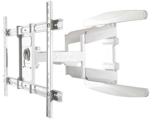 Кронштейн ONKRON/ 40-70" макс 400*600  наклон -5°/+8°, поворот ±140° Макс нагрузка 45,5кг, от стены 54-500мм, белый