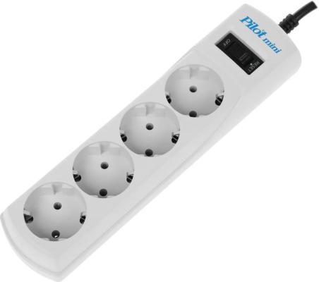 Сетевой фильтр Pilot Pilot mini 4 розетки 10 м