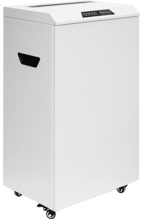 ГЕЛЕОС Шредер УО90-5, DIN P-5 (4 ур-нь секр.), фрагмент 1,9х15мм, 18-21 лист (70г/м2), CD/пл.карты/скрепки/скобы, 90 л