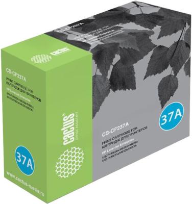 Тонер-картридж Cactus CF237A 11000стр Черный