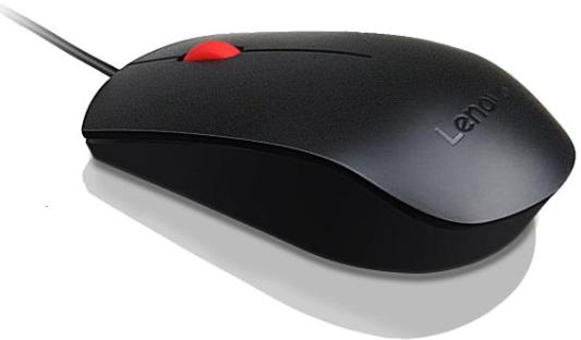 Мышь проводная Lenovo Essential чёрный USB