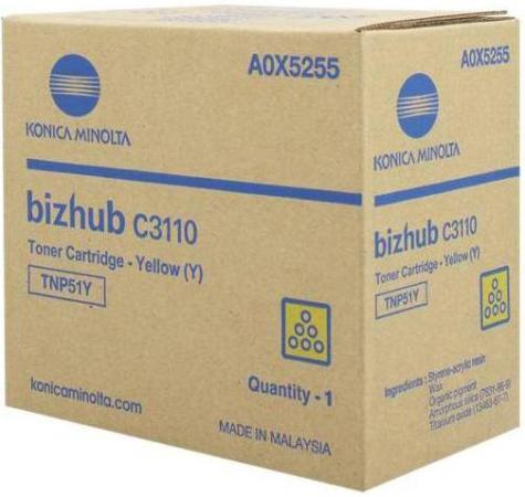 Тонер Konica-Minolta bizhub C3110 желтый TNP-51Y