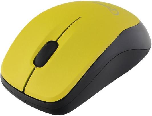 Gembird MUSW-360-LM {Мышь беспроводная, 2.4ГГц, лайм, мини, 3кн, 1000DPI, блистер}