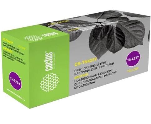 Тонер-картридж Cactus CS-TN423Y 4000стр Желтый