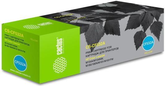Тонер-картридж Cactus CS-CF532A 900стр Желтый