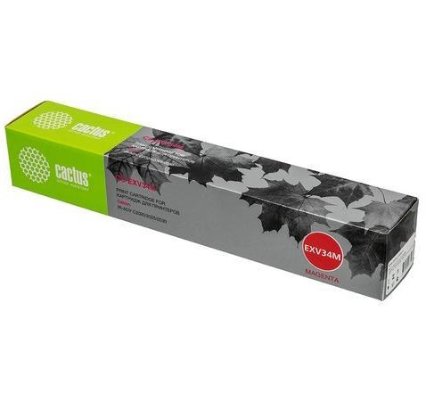 Картридж Cactus CS-EXV34M 19000стр Пурпурный