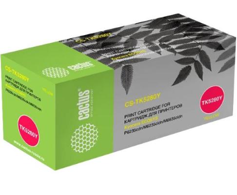 Тонер-картридж Cactus CS-TK5280Y 11000стр Желтый