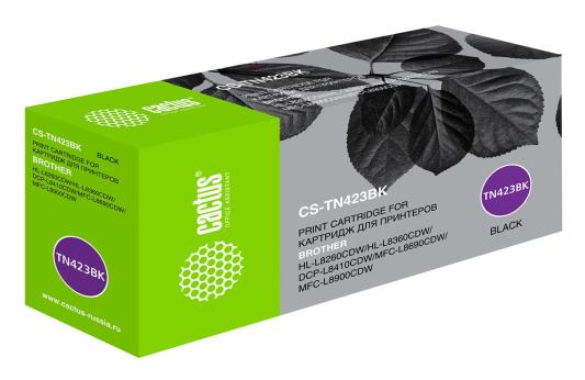 Тонер-картридж Cactus CS-TN423BK 6500стр Черный