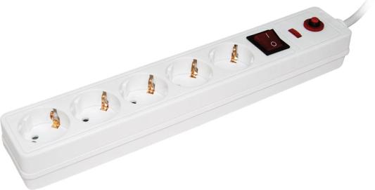 Сетевой фильтр IEK WFP10-16-05-05-N 5 розеток 5 м
