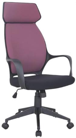 Кресло офисное BRABIX "Galaxy EX-519", ткань, черное/терракотовое, 531570