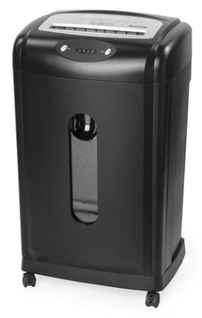 Уничтожитель (шредер) BRAUBERG S18-S, для 3-5 человек, бесшумный, 2 ур. секр., 6 мм, 18 листов, 28 л, скобы, карты, CD, 530961